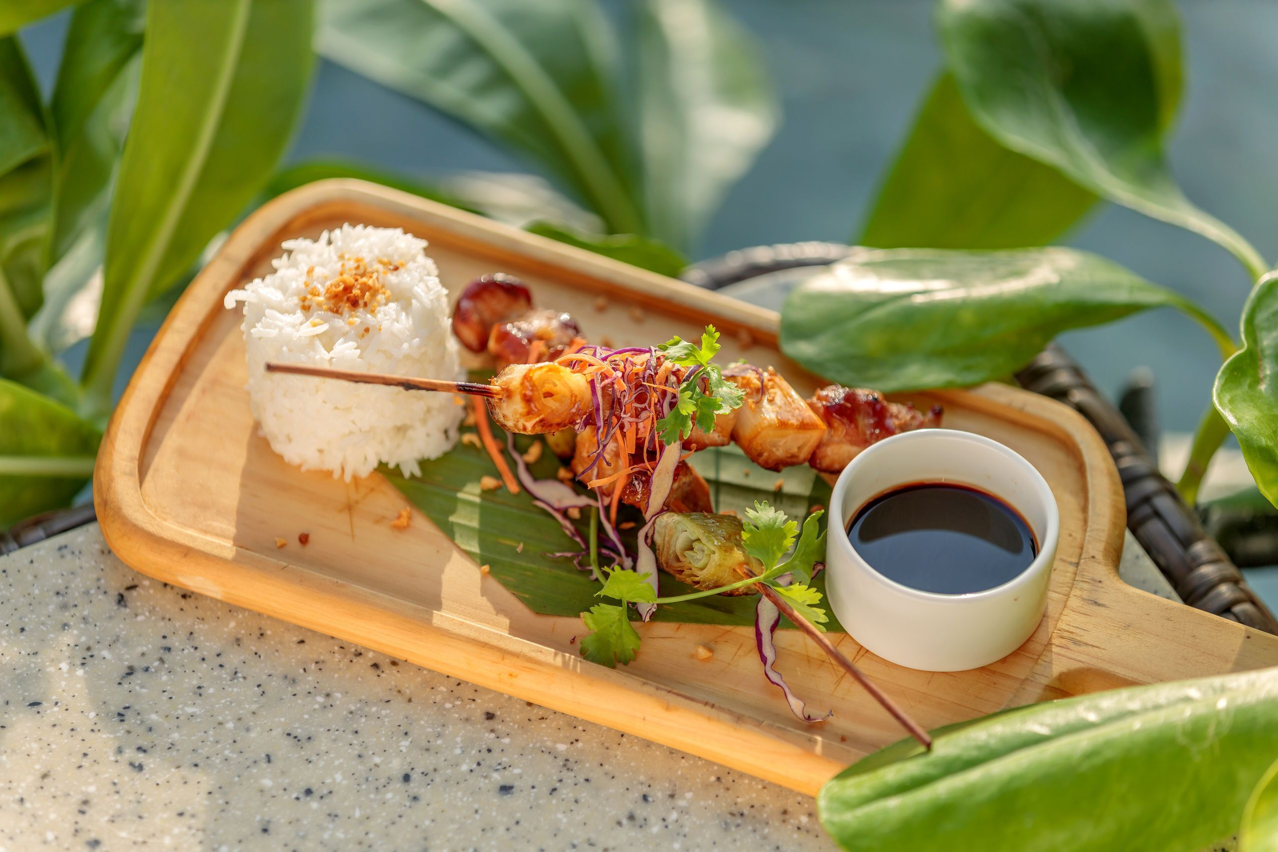 Mittagessen Asiatisch